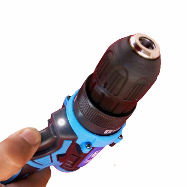 LEPON - Heavy Duty 12v Cordless Drill/Screw Driver with 2 Batteries - Image 8