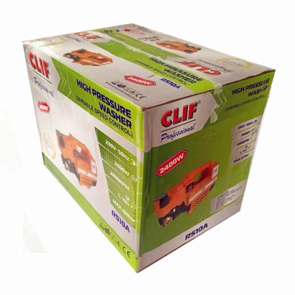 CLIF PROFESSIONAL- Heavy Duty Multipurpose Electric Pressure Washer (RS-10A)-2400W, 80-160BAR - Image 2