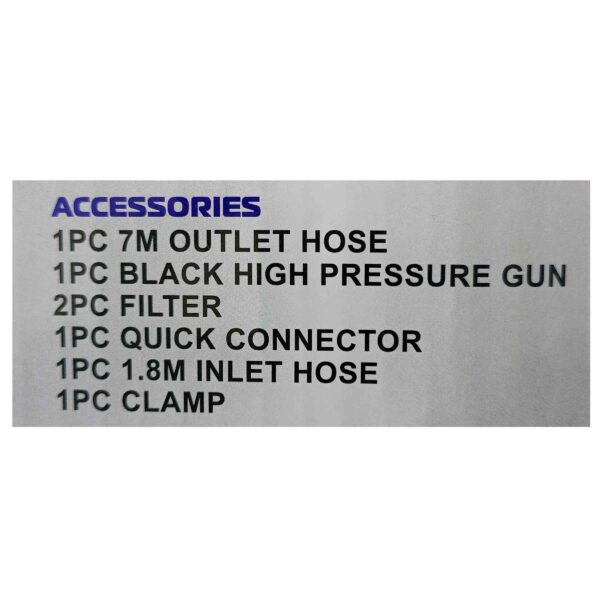 CLIF PROFESSIONAL- Heavy Duty Multipurpose Electric Pressure Washer (RS-10A)-2400W, 80-160BAR - Image 12