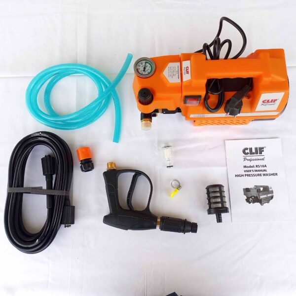 CLIF PROFESSIONAL- Heavy Duty Multipurpose Electric Pressure Washer (RS-10A)-2400W, 80-160BAR - Image 13