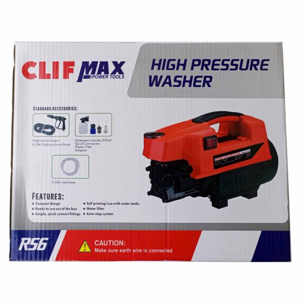 CLIF MAX- Multipurpose Electric Pressure Washer (RS-6)-1600W, 100-130BAR - Image 2