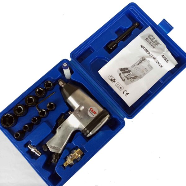 CLIF Premium- AIW6-17 PCS Air Impact Wrench 1/2"DRIVE - Image 2