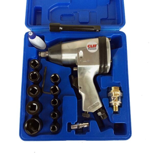 CLIF Premium- AIW6-17 PCS Air Impact Wrench 1/2"DRIVE - Image 3