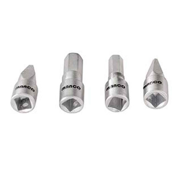 MANCO Heavy Duty Bike Shocker Puller T Spanner 4 in 1 With 4 Adopter for Hero Honda Yamha Kawasaki Pulsar - Image 2