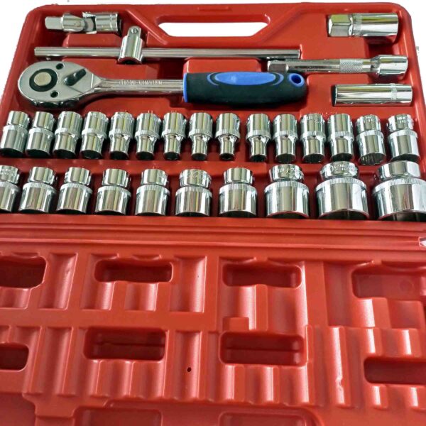 GENERIC SRUNV Heavy Duty Hex Socket Tools Wrench 1/2" DR. Socket Set - Image 2