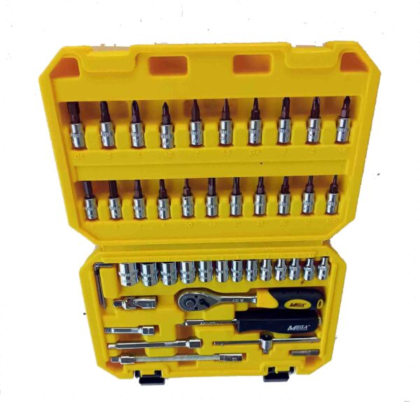 MEGA Professional 1/4" DRIVE Socket Set  Heavy Duty [46 PCS] - Image 5