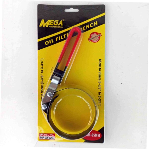 MEGA Professional OIL FILTER WRENCH JAW GRIP TYPE 85-95 MM - Image 3