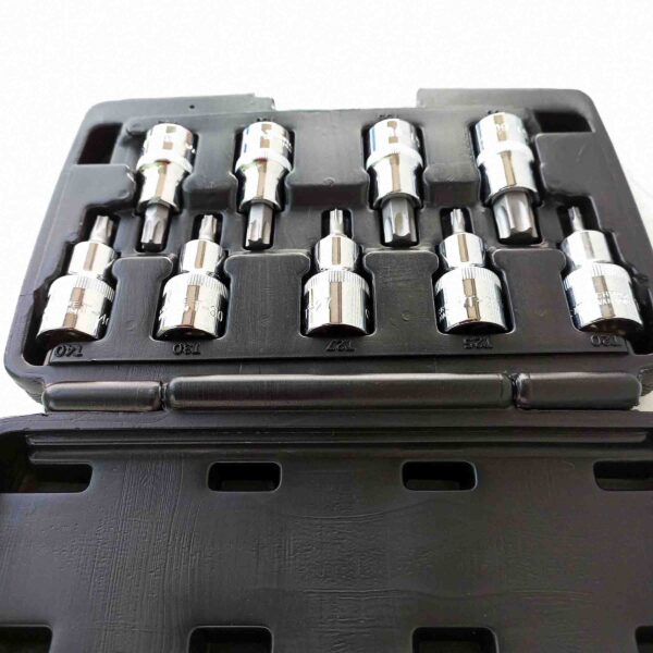 EASTMAN- E3014- 9-Piece 1/2'' Drive Torx Bit Socket Set - Image 3