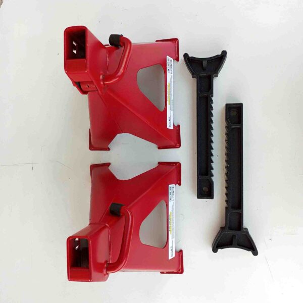 PROFESSIONAL 6 TON STEEL CAR JACK STAND WITH HEAVY DUTY SELF LOCKING RATCHET HANDLE (AUTOMOTIVE) (SET OF 2 PIECES) - Image 2