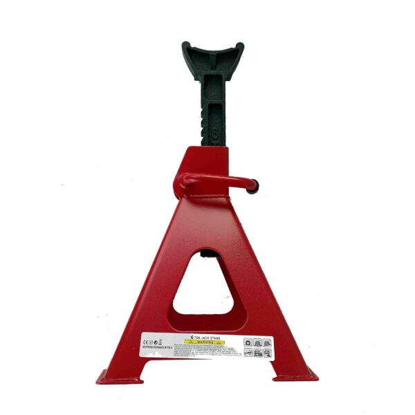 PROFESSIONAL 6 TON STEEL CAR JACK STAND WITH HEAVY DUTY SELF LOCKING RATCHET HANDLE (AUTOMOTIVE) (SET OF 2 PIECES) - Image 5