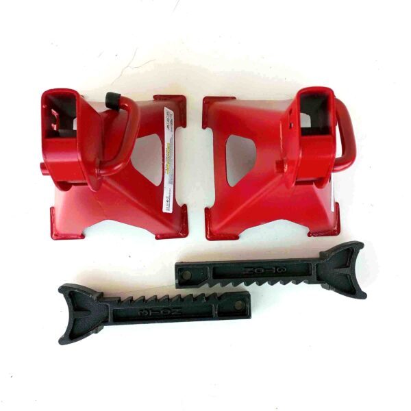 PROFESSIONAL 3 TON STEEL CAR JACK STAND WITH HEAVY DUTY SELF LOCKING RATCHET HANDLE (AUTOMOTIVE) (SET OF 2 PIECES) - Image 2