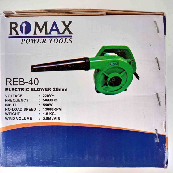 ROMAX REB40-Made in INDIA Multipurpose Nylon Copper Winding Electric Air Blower - Image 9