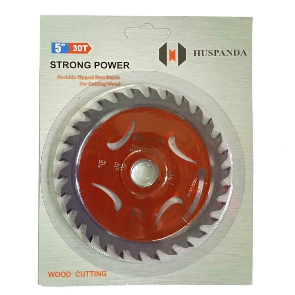 HUSPANDA- CARBIDE TIPPED SAW BLADE FOR WOOD 5"-125mm-30Teeth-2 PCS SET - Image 9