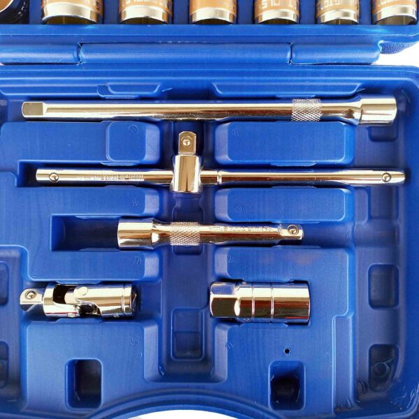 IMG_20220617_174132_201 GS KING TOOLS  24 PCS 1/2" DRIVE HEX SOCKET SET HEAVY DUTY - Image 4