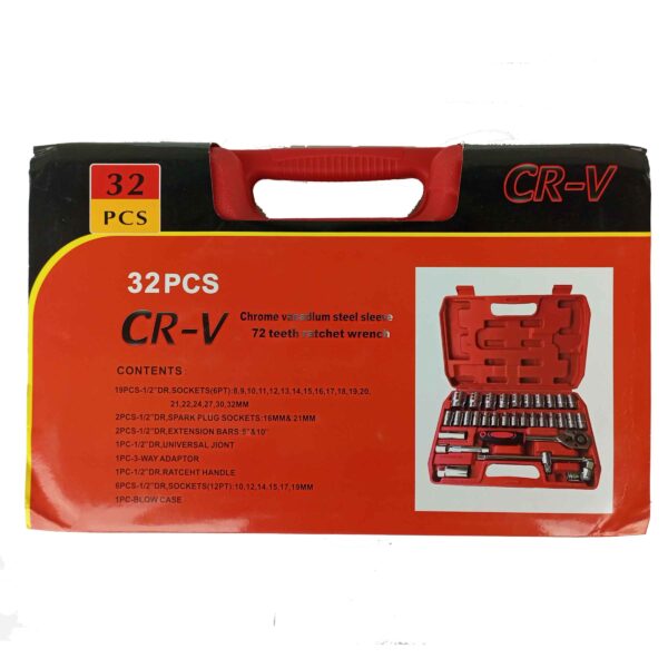 GENERIC Heavy Duty Hex Socket Tools Wrench 1/2" DR. Socket Set - Image 7