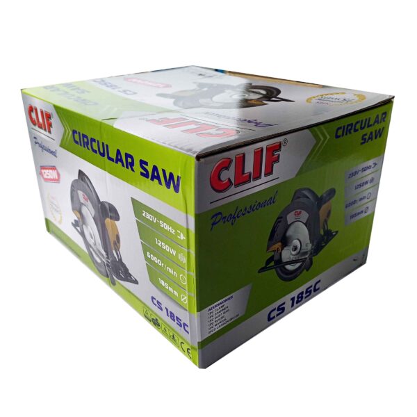 CLIF-CS-185- 7 inch Corded Electric Circular Saw Adjustable Cutting Depth/Bevel Cutting - Image 11