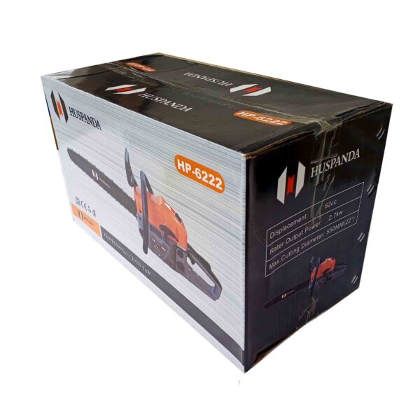 HUSPANDA Heavy duty 22” Professional Wood Cutter Chain Saw Gasoline 62CC Chainsaw machine Fuel Chainsaw - Image 7