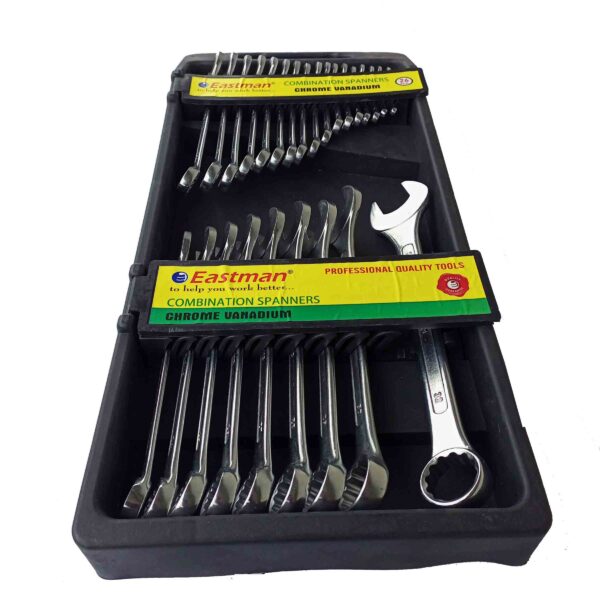 IMG_20220829_154638_984 EASTMAN - 6mm TO 32mm--CRV-25 Pcs Combination spanner Wrench Set - Image 3