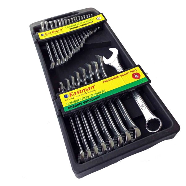 IMG_20220829_154743_456 EASTMAN - 6mm TO 32mm--CRV-25 Pcs Combination spanner Wrench Set - Image 5