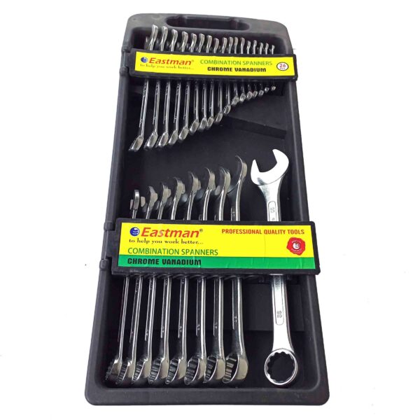 IMG_20220829_154750_683 EASTMAN - 6mm TO 32mm--CRV-25 Pcs Combination spanner Wrench Set - Image 6