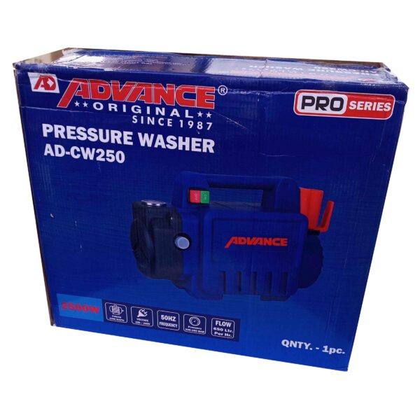 ADVANCE Professional-Heavy Duty Multipurpose Electric Pressure Washer (AD-CW250)-2500W, 200-300BAR - Image 13