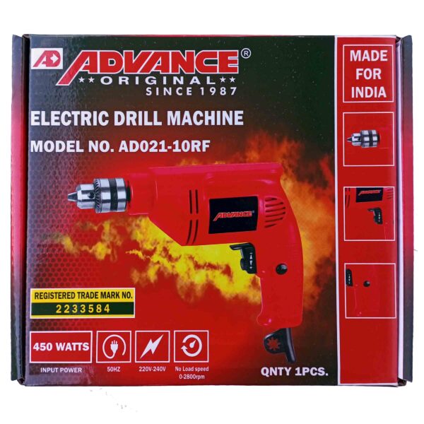 ADVANCE 10 MM DRILL MACHINE REVERSIBLE - Image 8