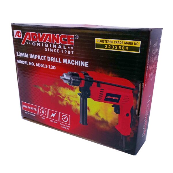 ADVANCE 13 MM IMPACT DRILL MACHINE REVERSIBLE ID13E SERIES - Image 9