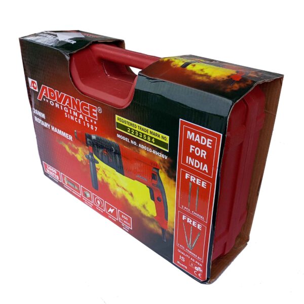 ADVANCE- HEAVY DUTY DEMOLITION ROTARY HAMMER 26MM REVERSIBLE - Image 14