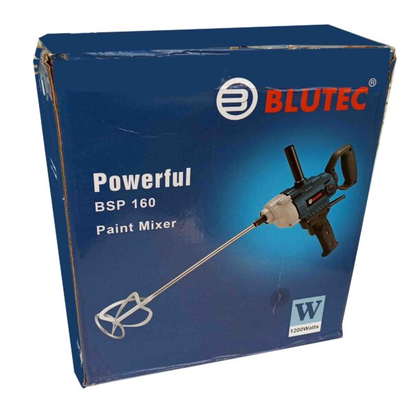 BLUTEC -Heavy Electric Paint Mixer 1200W/1000 RPM For Efficient Mixing of Paint And Wall Putty, Copper Motor - Image 20