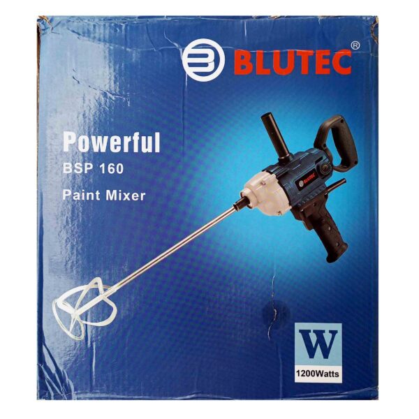 BLUTEC -Heavy Electric Paint Mixer 1200W/1000 RPM For Efficient Mixing of Paint And Wall Putty, Copper Motor - Image 19
