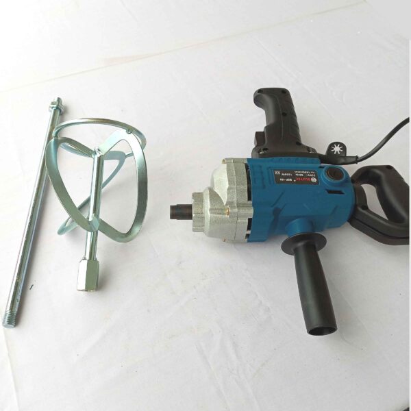 BLUTEC -Heavy Electric Paint Mixer 1200W/1000 RPM For Efficient Mixing of Paint And Wall Putty, Copper Motor - Image 9