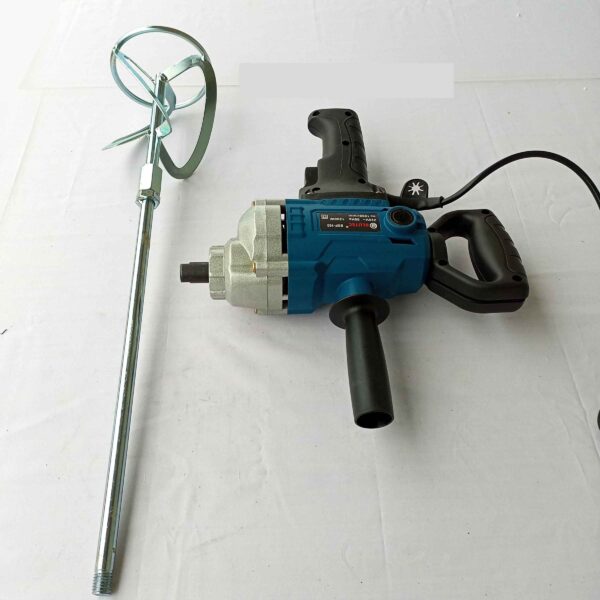 BLUTEC -Heavy Electric Paint Mixer 1200W/1000 RPM For Efficient Mixing of Paint And Wall Putty, Copper Motor - Image 11