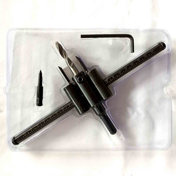 STAR M Adjustable Wood Circle Hole Cutter Saw Drill Bit Kit 30-200 mm - Image 5