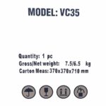 CLIF Professional-VC35-35L Stainless Steel Body Vacuum Cleaner Wet & Dry Powerful 1400W Motor. - Image 12