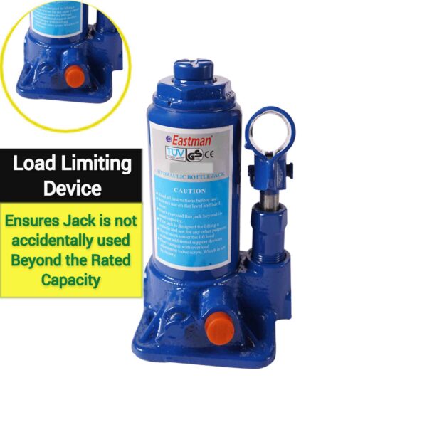 EASTMAN HYDRAULIC BOTTLE JACK : 2 TON advance quality-for car-Extra long lever(Blue) - Image 10