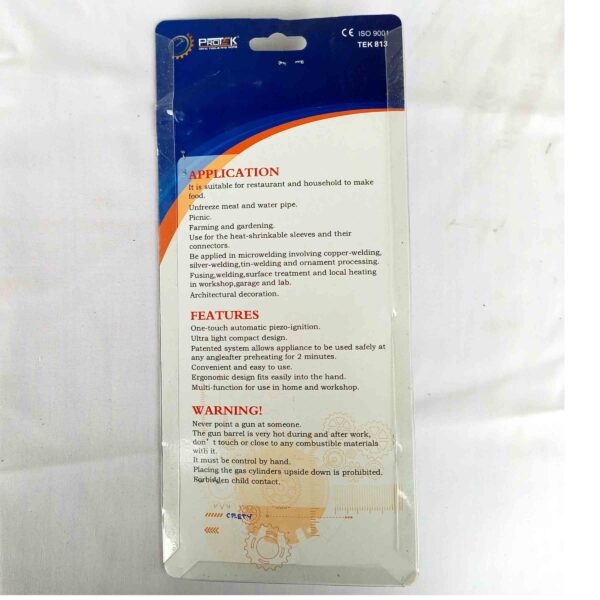 PROTEK Butane/LPG Double Nozzle Brazing Blow Torch with Manual Ignition (Torch Gun Only) - Image 6