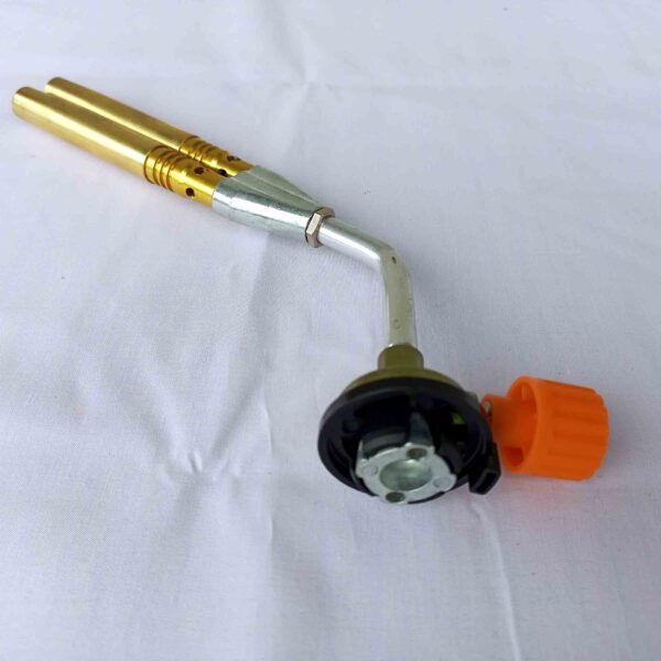 PROTEK Butane/LPG Double Nozzle Brazing Blow Torch with Manual Ignition (Torch Gun Only) - Image 3