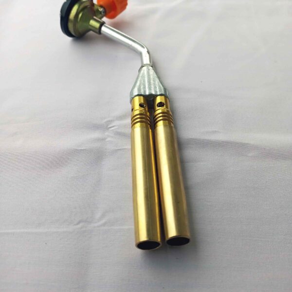 PROTEK Butane/LPG Double Nozzle Brazing Blow Torch with Manual Ignition (Torch Gun Only) - Image 2