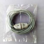 GENERIC-2-Pin Flexible Male-Female Socket,Flat Wire,Extension Cord for Multipurpose Use,Festive Decorations,Diwali,Christmas,etc 20Ft(6mtr)