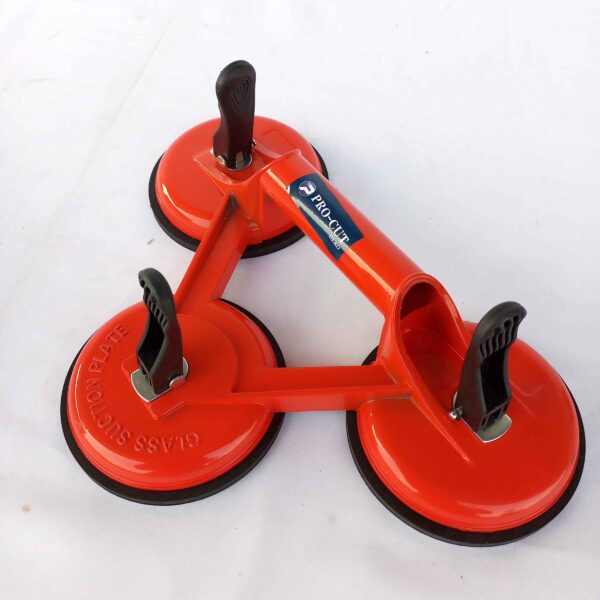 PRO CUT-Heavy Duty Professional Aluminium Triple Head Vacuum Suction Cup Lifter/Gripper for Tiles/Glass/Metal - Image 6