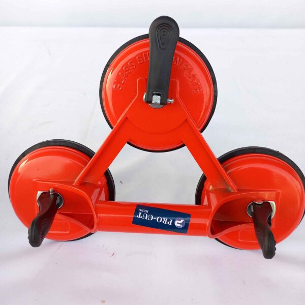 PRO CUT-Heavy Duty Professional Aluminium Triple Head Vacuum Suction Cup Lifter/Gripper for Tiles/Glass/Metal - Image 3