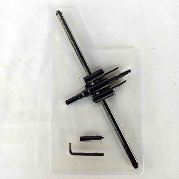TWIN STAR Adjustable Wood Circle Hole Cutter Saw Drill Bit Kit 30-300 mm - Image 6