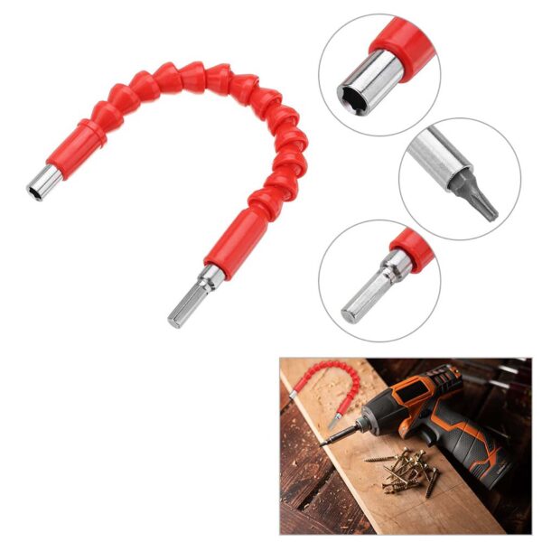 BOXIN-HQ-300mm Magnetic Flexible Shaft Screwdriver Extension Drill Bit Holder - Image 2