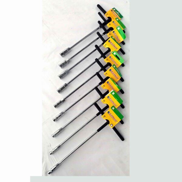 EASTMAN-Hex T-Type Handle Spanner set 7mm to 15mm[9 Pcs set] - Image 4