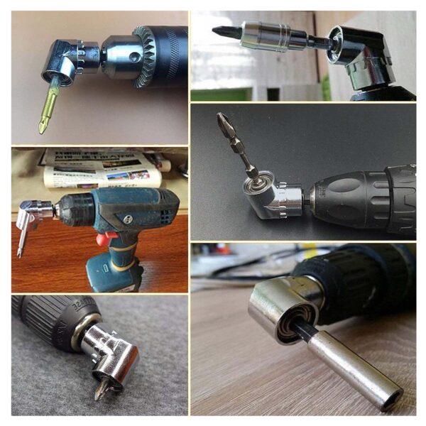 OT 105 Degree Right Angle Drill Drive Chrome Finish Adaptor - Image 10