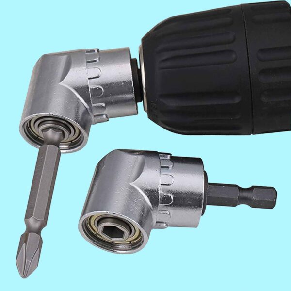 OT 105 Degree Right Angle Drill Drive Chrome Finish Adaptor - Image 6