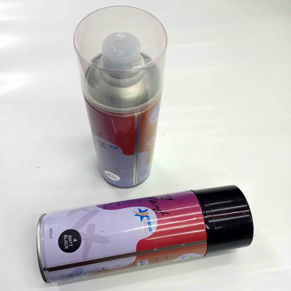 I STIX Multipurpose Color Spray Paint Can for Cars and Bikes (Bright chrome/Matt Black, 400ml) 2 Pcs set - Image 3