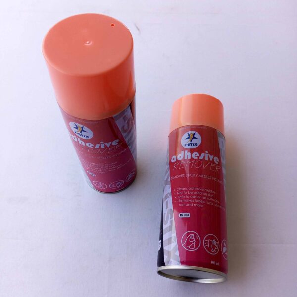 I STIX Adhesive Remover Spray | Remove Gum Glue Stickers Adhesives for Car, Glass, Fridge Door, Any Metal Surface 400ML-SET Of 2 Pcs - Image 2