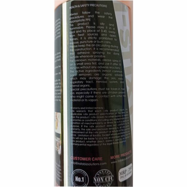 I STIX Adhesive Remover Spray | Remove Gum Glue Stickers Adhesives for Car, Glass, Fridge Door, Any Metal Surface 400ML-SET Of 2 Pcs - Image 6