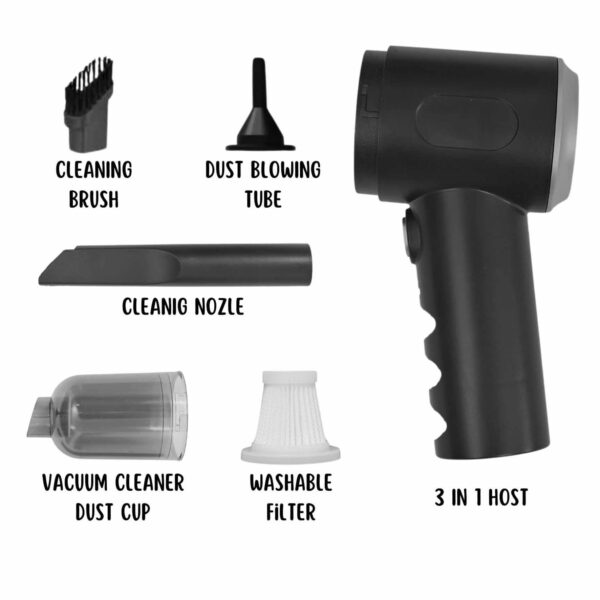 OPERA TOOLS Cordless Portable Car Vacuum Cleaner with Blower 3 in 1 - Image 8